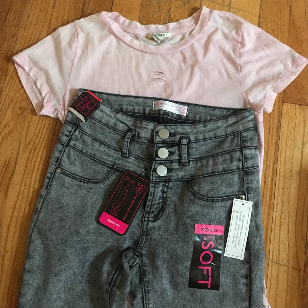 Washed out jeans/jeggings